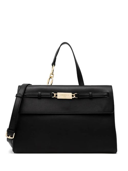 HANDBAG WITH SHOULDER STRAP TWIN SET | 251TB703100006 NERO